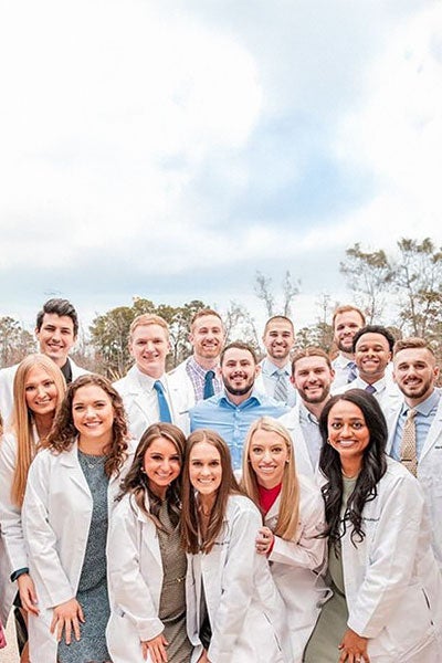 Students celebrating graduation